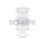 182017 ICER КомплеК т гальмівних колодок, дискове гальмо