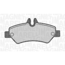 363916060300 MAGNETI MARELLI Комплект гальмівних колодок дисковий гальм