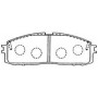 A2N080 AISIN Комплект гальмівних колодок дисковий гальм