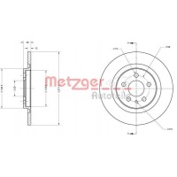 6110352 METZGER Гальмівний диск