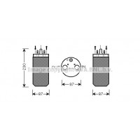 RTD350 AVA QUALITY COOLING Осушувач кондиціонера