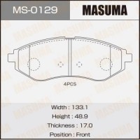 MS-0129 MASUMA Комплект гальмівних колодок