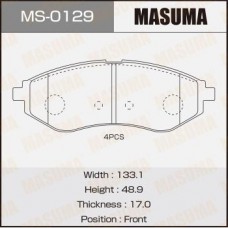 MS-0129 MASUMA Комплект гальмівних колодок