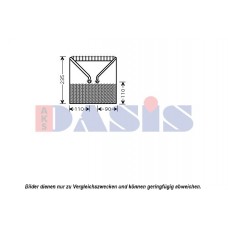 820106N AKS DASIS Випарник кондиціонера