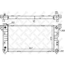 10-25283-SX STELLOX Радіатор охолодження двигуна