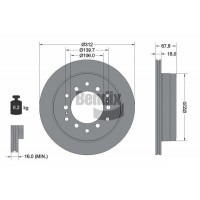 BDS1289 BENDIX Braking Гальмівний диск