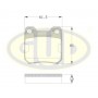 GBP880132 G.U.D. Комплект гальмівних колодок дисковий гальм