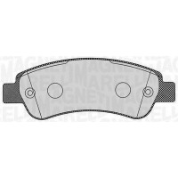 363916060191 MAGNETI MARELLI Комплект гальмівних колодок дисковий гальм