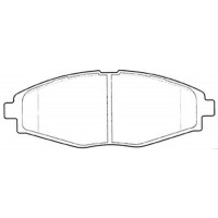 FP1321 FIT Комплект гальмівних колодок дисковий гальм
