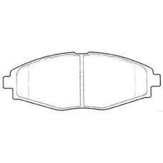 FP1321 FIT Комплект гальмівних колодок дисковий гальм