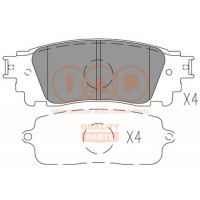 704-17220 IAP QUALITY PARTS КомплеК т гальмівних колодок, дискове гальмо