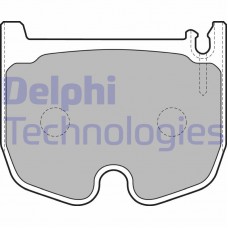 LP1841 DELPHI Комплект гальмівних колодок дисковий гальм