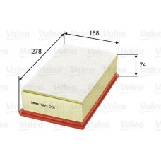 585231 VALEO Повітряний фільтр