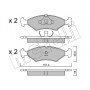 22-0029-0 METELLI Комплект гальмівних колодок дисковий гальм