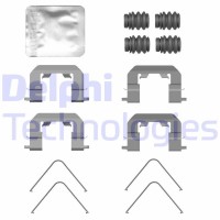 LX0771 DELPHI Комплектуючі колодки дискового гальма