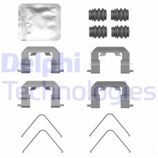 LX0771 DELPHI Комплектуючі колодки дискового гальма