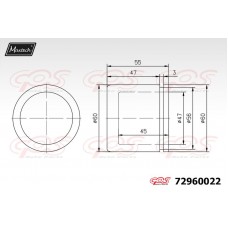 72960022 MAXTECH Поршень корпус скоби гальма