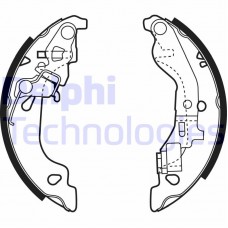 LS1858 DELPHI Комплект гальмівних колодок