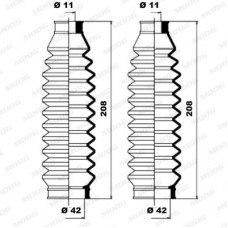 K150083 MOOG Комплект пильника рульове управління