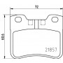 MDB1806 MINTEX Комплект гальмівних колодок дисковий гальм