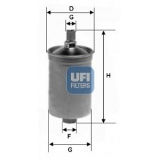 31.503.00 UFI Паливний фільтр