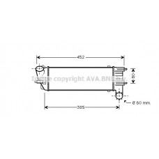 PE4344 AVA QUALITY COOLING Интеркулер