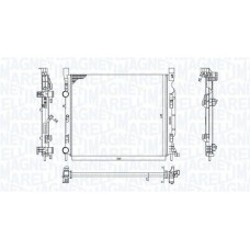350213186900 MAGNETI MARELLI Радіатор охолодження двигуна