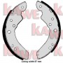 01190 KAWE Комплект гальмівних колодок