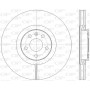 BDR2826.20 OPEN PARTS Гальмівний диск