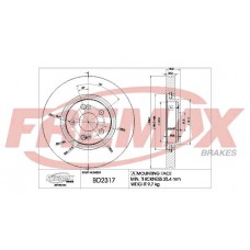 BD-2317 FREMAX Гальмівний диск