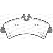 BPA1247.00 OPEN PARTS Комплект гальмівних колодок дисковий гальм