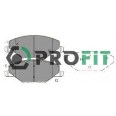 5000-4590 PROFIT Комплект гальмівних колодок дисковий гальм