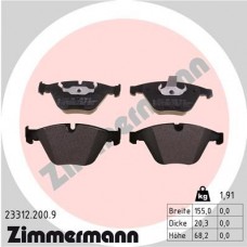 23312.200.9 ZIMMERMANN Комплект гальмівних колодок дисковий гальм