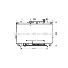 HYA2110 AVA QUALITY COOLING Радіатор охолодження двигуна