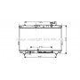HYA2110 AVA QUALITY COOLING Радіатор охолодження двигуна