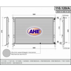 110.120/A AHE Радіатор охолодження двигуна