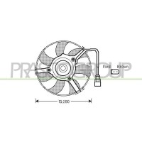 AD032F004 PRASCO Вентилятор охолодження двигуна
