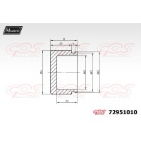 72951010 MAXTECH Поршень корпус скоби гальма