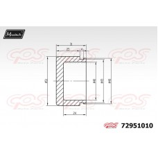 72951010 MAXTECH Поршень корпус скоби гальма