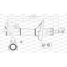 SAB8087.11 OPEN PARTS Амортизатор