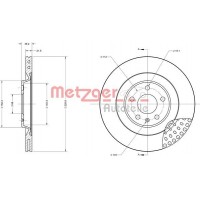6110736 METZGER Гальмівний диск