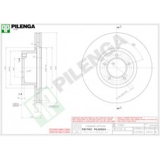 V074 PILENGA Гальмівний диск