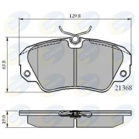 CBP0493 COMLINE Комплект гальмівних колодок дисковий гальм