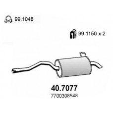 40.7077 ASSO Глушник вихлопних газів кінцевий