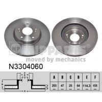 N3304060 NIPPARTS Гальмівний диск