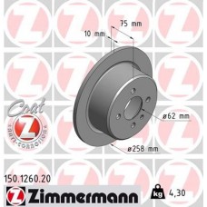 150.1260.20 ZIMMERMANN Гальмівний диск