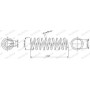 SP3695 MONROE Пружина ходової частини