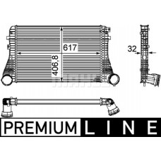 CI 161 000P MAHLE Интеркулер