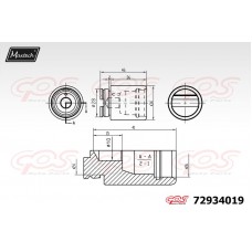 72934019 MAXTECH Поршень корпус скоби гальма