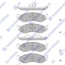 SP1112 Hi-Q Комплект гальмівних колодок дисковий гальм